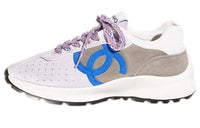 CHANEL Casual Shoes Women's Low Top Light Purple/Blue/Dark Gray