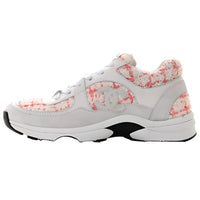 CHANEL Casual Shoes Women's Gray White