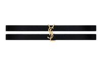 SAINT LAURENT Cassandre Ysl Logo Plaque Bracelet