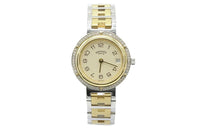 HERMES Clipper Collection Wrist Watch Quartz Movement Alloy Strap Yellow Watch Dial Unisex