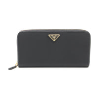 PRADA Saffiano Nylon Wallet Women's Black