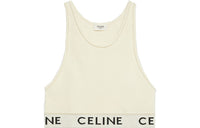 CELINE Tank Tops Women's Ecru