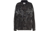 MIU MIU Denim Jackets Women's Black