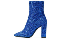 SAINT LAURENT Ankle Boots Women's Blue