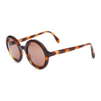 CHANEL 2000s Tortoiseshell-effect Round-frame Sunglasses