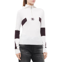 CHANEL COCO NEIGE Series 24N Neige Skiing Collection Sweater Women's White