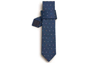 HERMES Ties Men Navy Blue