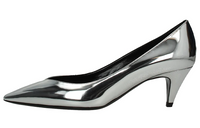 SAINT LAURENT High Heels Women's Low-Top Silver