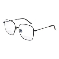 SAINT LAURENT Nickel Alloy Square Eyeglass Frames Men Black