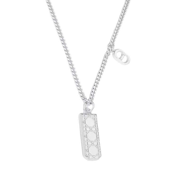 DIOR Sterling Silver Necklaces Men's Silver