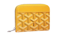 GOYARD MATIGNON Canvas With Leather Wallets Coin Purses Mini Women's Yellow
