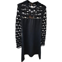 LOUIS VUITTON FW20 Long-Sleeved Dresses Women's Black