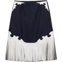 PRADA Casual Short Skirts Women's Marine Blue