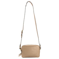 PRADA Calfskin Crossbody Bag, Shoulder Bag Women's Pink Beige