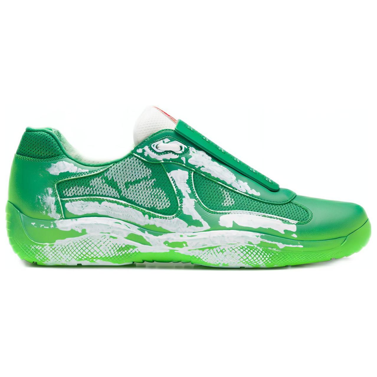 Cass x PRADA Sust4in Cushioning Anti-Slip And Wear-Resistant Low-Top Athletic Shoes Unisex Electronic Green
