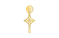 LOUIS VUITTON Idylle Blossom Small Hoop Yellow Gold And Diamond - Per Unit