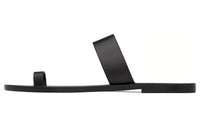 SAINT LAURENT Rubber Sole Slide Slippers Men's Black