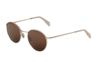 CELINE Sunglasses Men Gold/Brown