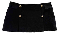 MIU MIU Casual Short Skirts Women's Black