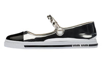 MIU MIU Women's Casual Shoes Women's Silver Black