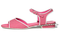 CHANEL Strap Sandals Women's Pink