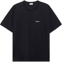 CELINE LOOSE T-SHIRT IN COTTON JERSEY BLACK
