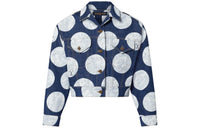 LOUIS VUITTON FW22 Denim Jacket Women's Blue
