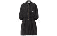 MIU MIU Short Sleeved Dress Women's Black