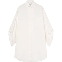 Loro Piana SS24 Long-Sleeved Dresses Women's Creamy Almond