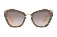 MIU MIU Butterfly Sunglasses Women's Light Brown