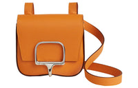 HERMES Della Epsom Calfskin Crossbody Bag, Shoulder Bag Mini Women's