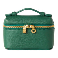 Loro Piana ExtraPocket Hammered Texture Calfskin Charm Bag Accessory Women's Green