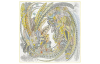 HERMES Silk Scarves Women's Yellow