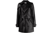 SAINT LAURENT Coats Women's Black