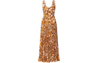 LOUIS VUITTON Slip Dresses Women's Gold