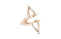LOUIS VUITTON 18K Rose Gold Clip-On Earrings Unisex Gold