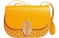 GOYARD 233 Canvas With Leather Shoulder Bag Crossbody Bag Regular Women's Yellow