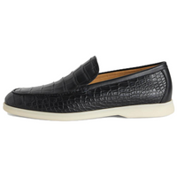 Loro Piana Summer Walk Loafers Men Black
