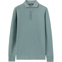 Loro Piana FW23 Polo Shirt Men's Cyan