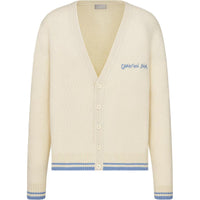 DIOR Logo Embroidered Button Up Cardigan