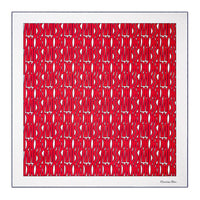 DIOR Silk Silk Scarves Women's Red