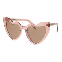 SAINT LAURENT Acetate Irregular Shape Sunglasses Women's Pink