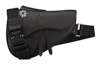 DIOR Grained Calfskin Saddle Bag, Shoulder Bag, Crossbody Bag Men's Black