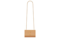 SAINT LAURENT KATE Cow Leather Crossbody Bag Shoulder Bag Small Size Women's Light Brown