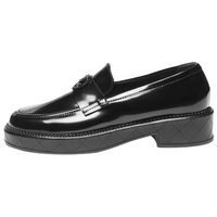 CHANEL 24K Loafers 4cm Women's Black