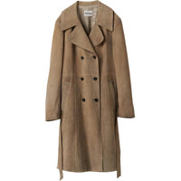 MIU MIU Double breasted Suede Coat