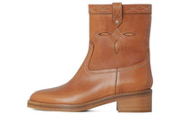 CELINE Folco Ankle Boots Women's Brown