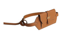 HERMES Swift Leather Fanny Pack Women's 37 Gold Gold Brown