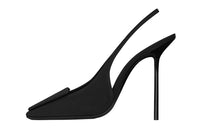 SAINT LAURENT Slim Heel High Heels 11.5cm Women's Black