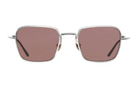 PRADA Metal Square Sunglasses Men's Silver